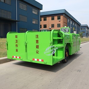 Triciclo Eléctrico de 6 Cubetas para Transporte de Residuos con Sistema de Cadena, Carga Útil de 100-200 kg, Alcance de 50-70 km, Suministro Directo de Fábrica - Product Image 2