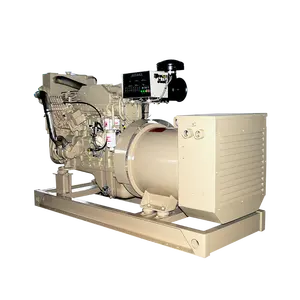 Generator Diesel Laut Sinkron AC 200KW, Genset Laut 250kva dengan Generator Magnet Permanen