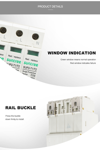 4 Cực 20KA Class B + C Ac Spd Điện Surge Thiết Bị Bảo Vệ Loại 1 2 Giá - Product Image 5