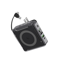 Q5 Cargador portátil Banco de energía ultra delgado Abs Mini Banco de energía Dual Usb con 2 puertos Usb Teléfono celular