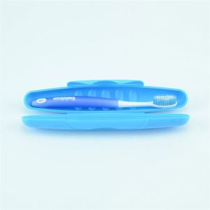 กล่องใส่แปรงสีฟันพลาสติกพกพาสีสันสดใสสำหรับห้องน้ำ - Product Image 5