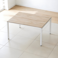 Bureau pour 2 Personnes, Table d'Ordinateur 120x120x75cm, Bureau de Travail Double Face Longue pour un Optimisation Optimale de l'Espace au Sol