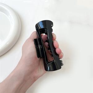 Premio grandi artigli per capelli rettangolari molli clip in Silicone infrangibile accessorio in gomma flessibile piegabile grandi mollette per capelli - Product Image 4