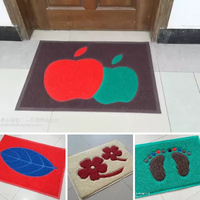 Tapis de sécurité extérieur en PVC anti-flamme haute résistance, sur mesure, antidérapant, design Art Déco, vente directe d'usine