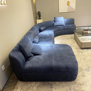 Canapé inclinable en tissu de style Japandi, luxe minimaliste italien, avec rembourrage en éponge pour des espaces élégants et modernes dans les maisons et les villas - Product Image 5