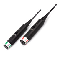 Kit de viseur laser professionnel LUGER avec 32 adaptateurs 0,17 à 12GA Rouge ou vert Lumineux avec interrupteur à bouton