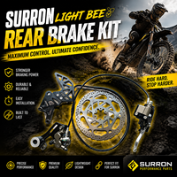 Support d'étrier de frein arrière CNC 7075 en aluminium pour Surron Light Bee LBX/Talaria X3, pour moto tout-terrain électrique
