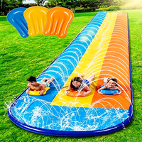 Toboggan aquatique pour enfants et adultes, glissade aquatique, amusement aquatique d'été en plein air, jouets gonflables d'été pour la cour arrière