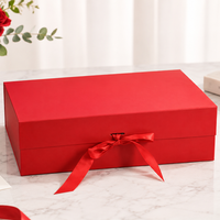 Maßgefertigte Recycelbare Matt Laminierte Starre Papier-Geschenkbox mit Magnetverschluss im Buchstil-Design für Weihnachtsgeschenke