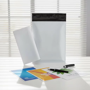 En stock, prêt à être expédié, sac de courrier en plastique blanc, livraison rapide, enveloppe d'expédition pour les petites entreprises, boutique en ligne, <span class=keywords><strong>colis</strong></span> postal - Product Image 2