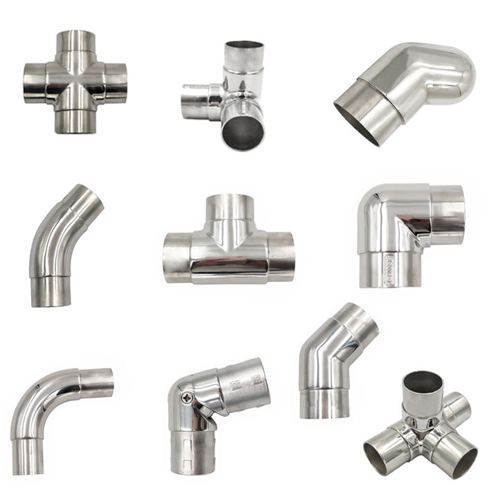 Stainless Steel Adjustable Railing Joint Handrail Connector
