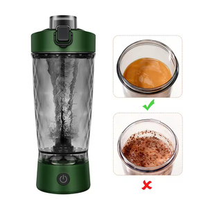 زجاجة شاكر كهربائية وخلاط محمول للجيم واللياقة البدنية والرياضة ، كوب خلاط بروتين ، صغير - Product Image 3
