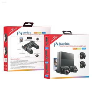 Giá đỡ đứng Gepaide 4 Cooling Fan Station cho 4 Slim/P4 Pro với bộ sạc Dock Console Holder hai cổng điều khiển kép - Product Image 4