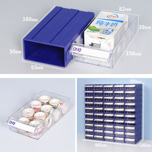 منظم درج أدراج قابلة للتكديس مع أدراج عناصر بلاستيكية caja de almacenamiento de plstico منظم أجزاء صغيرة - Product Image 2