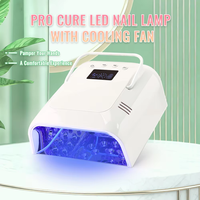 Nouvelle Conception 2026 SN485 Lampe UV LED Portable Rechargeable pour Ongles, Séchoir Professionnel pour Vernis Gel avec Ventilateur de Dissipation de Chaleur