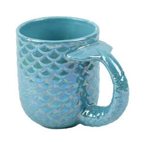 2025 Style <span class=keywords><strong>nordique</strong></span> 3D abstrait sirène grès chauffe-mains en céramique tasse cadeaux pour les amoureux de la sirène - Product Image 5