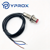 Sensor Proximitas Induktif 3-Kawat YPROX LJ18A Seri M18 Kecerahan Tinggi Jarak Penginderaan 5-8mm IP67 10-30V DC Berlapis Nikel