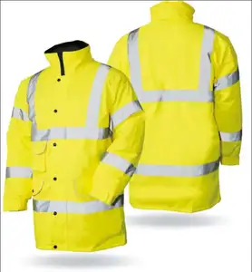 Ropa DE SEGURIDAD reflectante transpirable impermeable LX Hi Vis, chaqueta de seguridad reflectante de 3m azul negro personalizada de seguridad para hombre