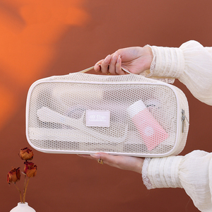 Nueva bolsa de almacenamiento para secador de pelo, de gran capacidad, portátil, para viaje, funda protectora para rizador y plancha de pelo, bolsa de malla con cremallera. - Product Image 4
