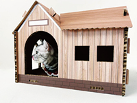 Niedriger Preis Haustier Luxus Haus Hunde kiste Herstellung Haustier Haus Lagerung Organizer Pappe Haustier Haus