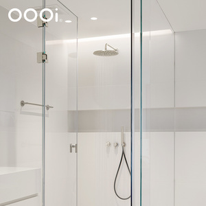 Juego <span class=keywords><strong>de</strong></span> ducha moderno para baño, <span class=keywords><strong>de</strong></span> latón cepillado dorado, con certificación Watermark, <span class=keywords><strong>de</strong></span> pared, con 2 funciones, tipo lluvia - Product Image 6