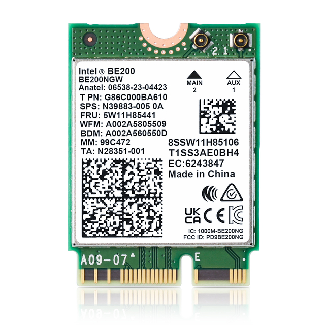 EDUP 8774Mbps Intel Wifi 7 BE200 Network Card Server 802.11be PCIe Wifi Key Riser Pcie Wifi Ethernet Network Adapter Card