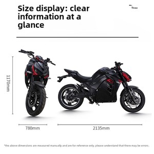 มอเตอร์ไซค์ไฟฟ้า Big <span class=keywords><strong>Python</strong></span> Yd100 รุ่น 80 ความเร็วสูงสุด สองล้อ ใช้พลังงานแบตเตอรี่ ความเร็วสูง สามารถจดทะเบียนได้จากผู้ผลิต - Product Image 2