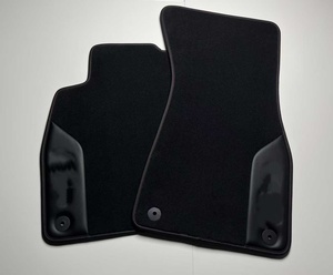 Alfombrilla de Piso <span class=keywords><strong>Interior</strong></span> de Cuero Bordado de Lujo YLD Personalizada para <span class=keywords><strong>Audi</strong></span>, Se Aceptan Logotipos Personalizados - Product Image 2