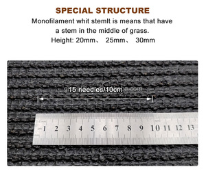 Màu xanh lá cây tháp 25 mét đống Chiều cao ngoài trời cảnh quan trang trí nhân tạo Turf tổng hợp cỏ thảm thảm - Product Image 5