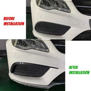 2x ชุดแต่งกระจังหน้ารถยนต์พร้อมครีบระบายอากาศสำหรับ Mercedes-Benz E-Class Coupe C207 AMG Line ปี 2013-2016 - Product Image 3