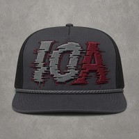 Casquette Trucker 5 Panneaux Vintage Personnalisée avec Broderie, Visière en Mousse et Filet, Style Urbain Chicano Côte Ouest, Vente en Gros