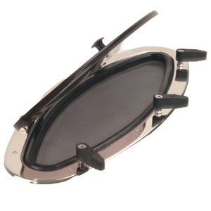 Stainless Steel Portlight 316 Marine Boat <b>Window</b> For Retrofit Upgrade Oval Shape With Clear Cover And Locking <b>Latch</b> - Product Image 2
