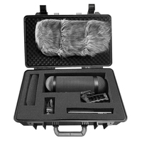 Kit de suspension pour microphone canon E-IMAGE BPMK1 avec bonnette anti-vent et étui de sécurité, petite taille