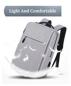 กระเป๋าเป้สะพายหลังอเนกประสงค์ขนาดใหญ่พร้อมที่ชาร์จ USB ยี่ห้อ <span class=keywords><strong>Takata</strong></span> ป้องกันการโจรกรรม กระเป๋าเป้สะพายหลังสำหรับใส่แล็ปท็อปอัจฉริยะ พร้อมกุญแจล็อค TSA - Product Image 6