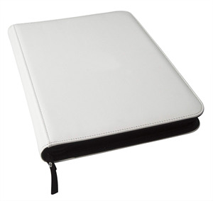 Classeur de cartes à collectionner en cuir PU rose et blanc personnalisé avec <span class=keywords><strong>pages</strong></span> intérieures, pour cartes Pokémon TCG et Sport Toploader, 4, 9 ou 12 pochettes, pour filles - Product Image 3