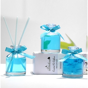 FUNDY Luxury Custom Private Natural Stick Transparent Glass Bottle Reed <strong>Diffuser</strong> 50ml Eco-friendly Gift Box <strong>Home</strong> Wedding Room - Product Image 4