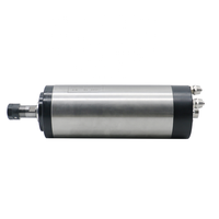 Moteur de broche refroidi par eau HLTNC 1,5 kW 80 mm ER16 220 V 24 000 tr/min avec onduleur YL620A pour machine de gravure et de fraisage CNC