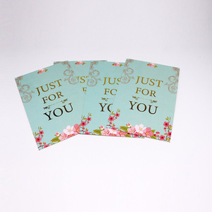 High Quality Paper Crafts Customized Printing Stamping Gold Letters Thank You Card Rectangle Small After Sell Gift Cards