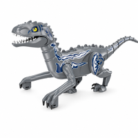 Mainan Dinosaurus RC K40-2 Isi Ulang Grosir, Robot Velociraptor Elektronik Pintar untuk Anak Laki-laki