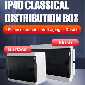 ZCEBOX 4-36 yolu Ip40 MCB Panel kutusu kutu ile plastik güç elektrik dağıtım kutusu devre kesici - Product Image 6