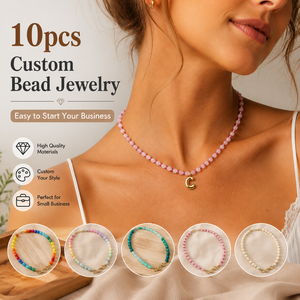 <span class=keywords><strong>Collana</strong></span> Artigianale <span class=keywords><strong>con</strong></span> <span class=keywords><strong>Perline</strong></span> in Pietra Naturale Colorata <span class=keywords><strong>e</strong></span> Ciondolo <span class=keywords><strong>con</strong></span> Lettera Dorata, Gioielli Estivi da Spiaggia per Donna, Vendita all'Ingrosso - Product Image 1