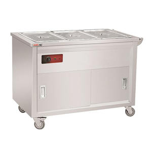 Hot cupboard Bain Marie with GN กระทะอาหารด้านบนหรือด้านบนธรรมดา - Product Image 2