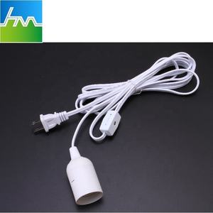 US-Stecker Netzkabel 3,5m Verlängerung für Heimanwendungen Hängelaterne Pendelleuchte E26 Fassung Lampe Kupferleiter PVC 125V 2 - Product Image 4