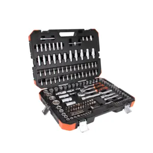 Realtek 172 piezas clásico Crv Socket Set Kit de herramientas herramienta mecánica herramientas para el hogar para reparación de automóviles