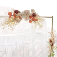 Fleurs artificielles en soie, plantes suspendues en rouleau, vigne de roses, décoration murale vintage chinoise faite à la main pour mariage, maison et jardin