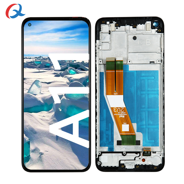 Original display Lcd For Samsung Galaxy A11 with frame screen replacement Mobile Phone Lcds For Samsung A11 with frame