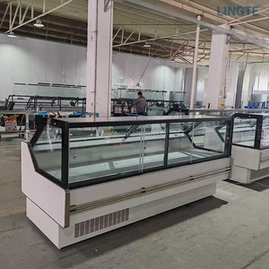 Vitrine Réfrigérée Commerciale en Verre pour Charcuterie, Vitrine Ventilée pour Viandes, Réfrigérateur de Comptoir pour Supermarché et Boucherie - Product Image 4