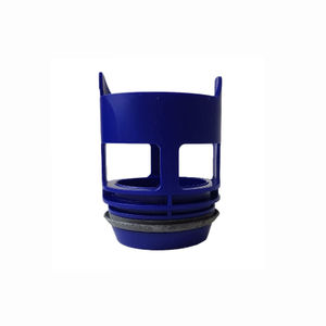 Cesta para Sigma 8 con contenedor de almacenamiento integrado, plástico azul con clips - Product Image 1