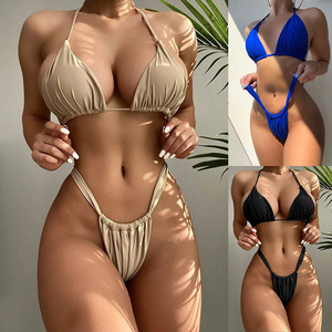 Nuevos Trajes de Baño Extremos para Mujer, Bikinis de 2 Piezas con Tanga, Trajes de Baño Sexys con Lazos, Traje de Baño 2026, Mini Bikini Extremo - Product Image 1