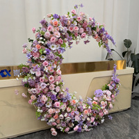 Mur de fleurs artificielles pour arche de mariage, toile de fond pour décoration de site de mariage extérieur, mur de roses pour arche de mariage
